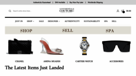What Confidentialcouture.com website looks like in 2024 