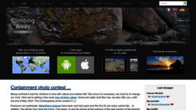 What Climbingaway.fr website looked like in 2024 (1 year ago)