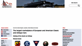 What Car-from-uk.com website looks like in 2024 