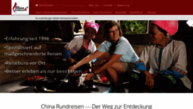 What Chinarundreisen.com website looks like in 2024 