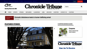 What Chronicle-tribune.com website looks like in 2024 