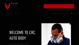 What Crcbodyshop.com website looks like in 2024 