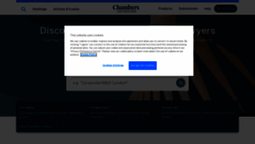 What Chambers.com website looks like in 2024 