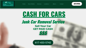 What Cashforcar-removal.com website looks like in 2024 