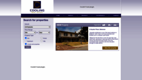 What Coolingrealestate.com website looks like in 2024 