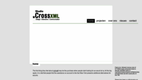 What Crossxml.nl website looks like in 2024 