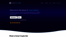 What Cryptotradingbot.net website looks like in 2024 