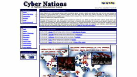 What Cybernations.net website looks like in 2024 