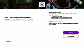 What Centralparkhorsecarriage.com website looks like in 2024 