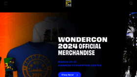 What Comic-con.org website looks like in 2024 