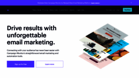 What Campaignmonitor.com website looks like in 2024 