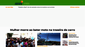 What Campograndenews.com.br website looks like in 2024 