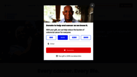 What Cancer.org website looks like in 2024 