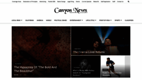 What Canyon-news.com website looks like in 2024 