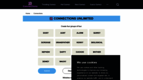 What Connectionsunlimited.io website looks like in 2024 