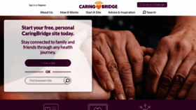 What Caringbridge.org website looks like in 2024 