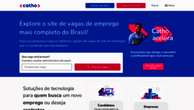 What Catho.com.br website looks like in 2024 