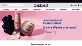 What Caudalie.com website looks like in 2024 