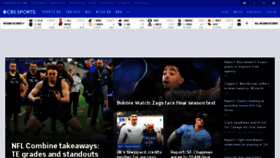 What Cbssports.com website looks like in 2024 