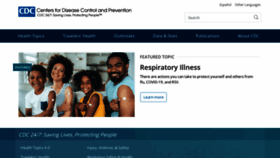 What Cdc.gov website looks like in 2024 