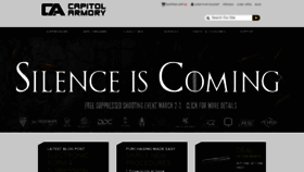 What Capitolarmory.com website looks like in 2024 