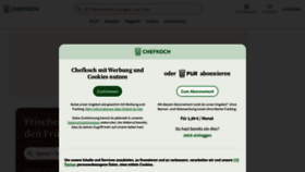 What Chefkoch.de website looks like in 2024 