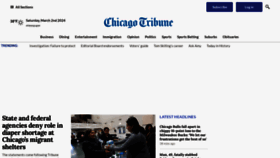 What Chicagotribune.com website looks like in 2024 