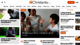 What Christianity.com website looks like in 2024 
