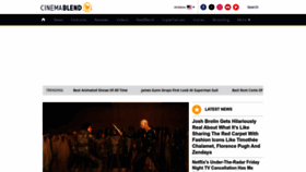 What Cinemablend.com website looks like in 2024 