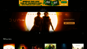 What Cineplex.com website looks like in 2024 