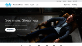 What Cisco.com website looked like in 2024 (1 year ago)