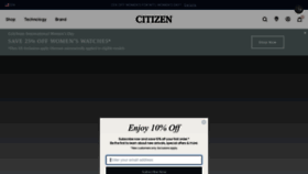 What Citizenwatch.com website looks like in 2024 