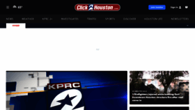 What Click2houston.com website looks like in 2024 