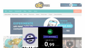 What Clicrbs.com.br website looks like in 2024 