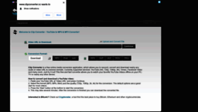 What Clipconverter.cc website looked like in 2024 (1 year ago)