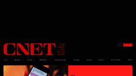 What Cnet.com website looks like in 2024 