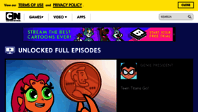 What Cartoonnetwork.com.mx website looks like in 2024 