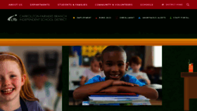 What Cfbisd.edu website looks like in 2024 