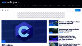 What Codeguru.com website looks like in 2024 