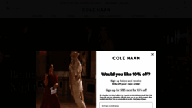 What Colehaan.com website looks like in 2024 