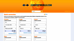 What Convertworld.com website looks like in 2024 