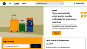 What Correos.es website looks like in 2024 