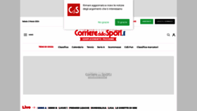 What Corrieredellosport.it website looks like in 2024 