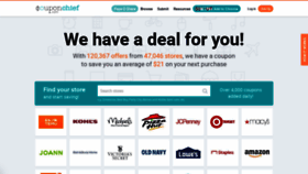 What Couponchief.com website looks like in 2024 
