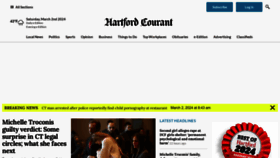 What Courant.com website looks like in 2024 