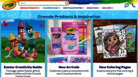 What Crayola.com website looks like in 2024 