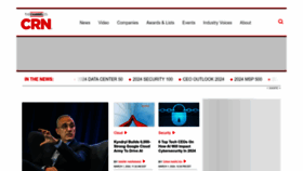 What Crn.com website looks like in 2024 