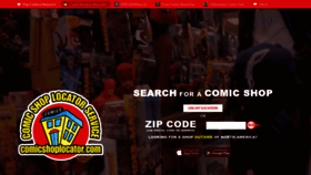 What Comicshoplocator.com website looks like in 2024 