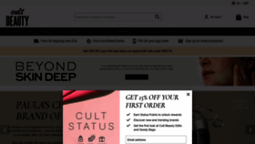 What Cultbeauty.co.uk website looks like in 2024 