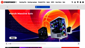 What Cyberpowerpc.com website looks like in 2024 